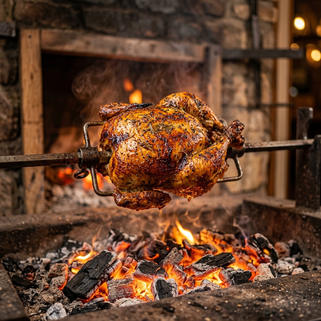 Pollo Intero allo Spiedo